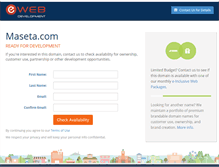 Tablet Screenshot of maseta.com